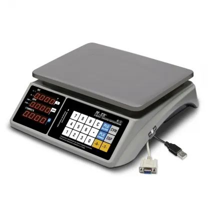 Весы торговые M-ER 328AC-15.2 LED Touch-M/ RS232,USB
