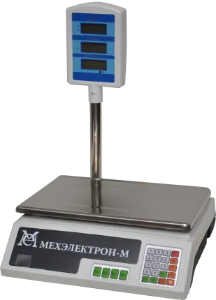Весы торговые Мехэлектрон ВР4900-15-2Д-САБ-05, со стойкой
