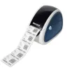 принтер этикеток mprint lp80 eva (rs232, usb) бело-синий