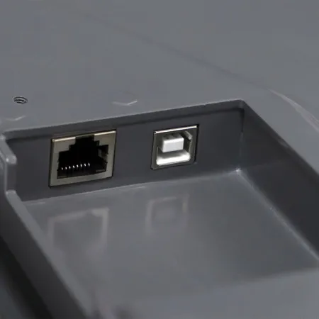 фасовочные настольные весы m-er 224 32.5 steel usb без дисплея, без акб