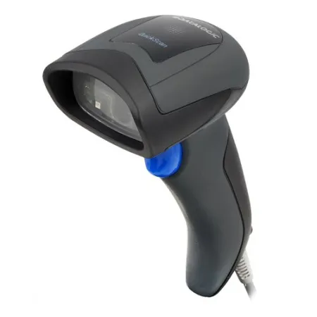 сканер штрих-кода datalogic quick scan i qd2430 2d usb черный с подставкой