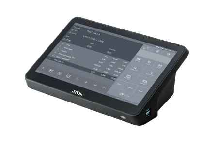 pos терминал атол optima (11.6", j3455, 4 гб ddr3l, ssd 128 гб m.2, без акб, без ос) v7 lite (59458