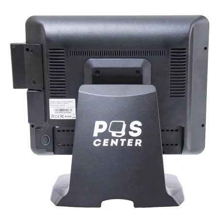 pos терминал-моноблок poscenter pos 100 (15", pcap,j1900, ram4gb, ssd 128gb, msr) без ос
