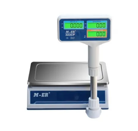 весы торговые m-er 323cp-15.2 (со стойкой) lcd