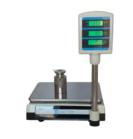 весы бытовые профит 208 b стойка (40кг/5г) lcd