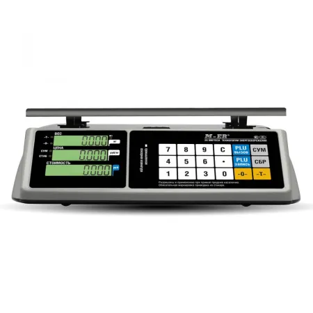 весы торговые m-er 328ac-6.1 lcd touch-m/ rs232,usb