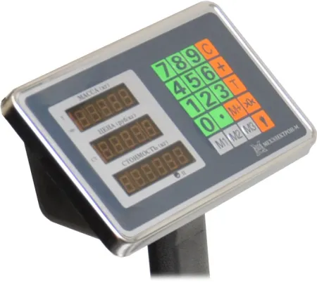 весы товарные мехэлектрон вэт-300-50/100-1с -дбск(450х600)