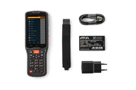 терминал сбора данных атол smart.prime расширенный (android 11.0 с gms, mt8768, 3/32gb 4") (54207)