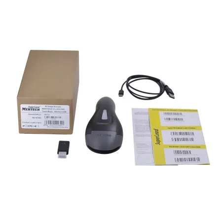 сканер штрих-кода беспроводной mertech cl-610 p2d, usb, черный