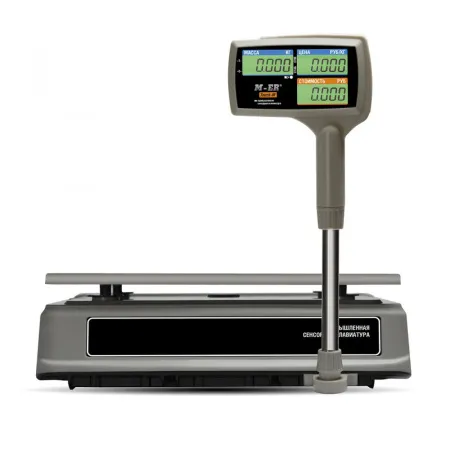весы торговые m-er 328асрх-15.2 lcd,touch-m/ rs232, usb