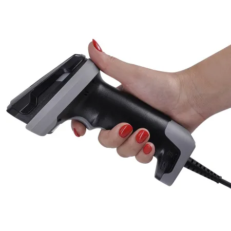 проводной сканер штрих-кода mertech 2420 p2d usb, usb эмуляция rs232 black