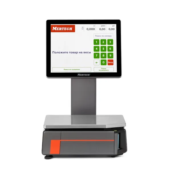 весы с печатью этикеток m-er 727 pm-32.5 (15", usb, ethernet, wi-fi)