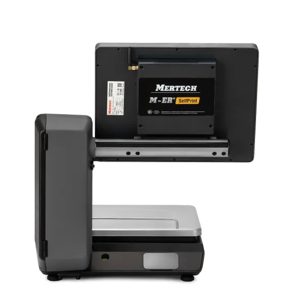 весы с печатью этикеток m-er 725 pm-32.5 (15", usb, ethernet, wi-fi)