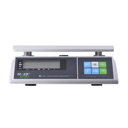 порционные весы m-er 326 afu-3.01 "post ii" lcd usb-com (двойной дисплей)