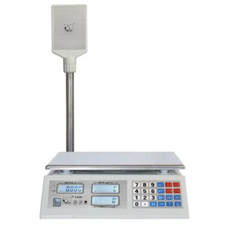 весы торговые форт-т 870в (32.5) lcd трейд