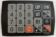 Пленка клавиатуры M-ER 327 LED/LCD (8032)