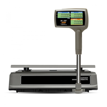 весы торговые m-er 328асрх-15.2 lcd,touch-m/ rs232, usb